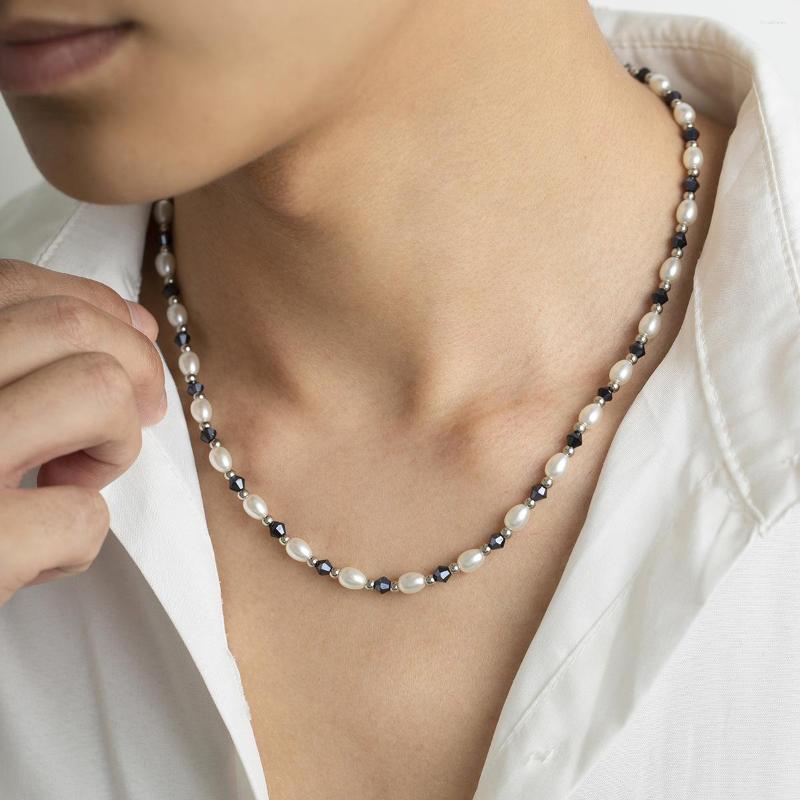 Choker TAUAM Punk Hip-hop Black Rhinestones Pearl Necklace Man Jewelry 2022 Trend Neck Chain Mens Jewellery
Choker TAUAM Punk Hip-hop Black Rhinestones Pearl Necklace Man Jewelry 2022 Trend Neck Chain Mens Jewellery