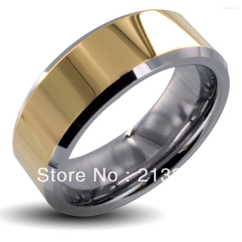 Wedding Rings Buy Discount Price USA Selling 8MM Men&Womens Golden Beveled Two Tone Tungsten
Wedding Rings Buy Discount Price USA Selling 8MM Men&Womens Golden Beveled Two Tone Tungsten