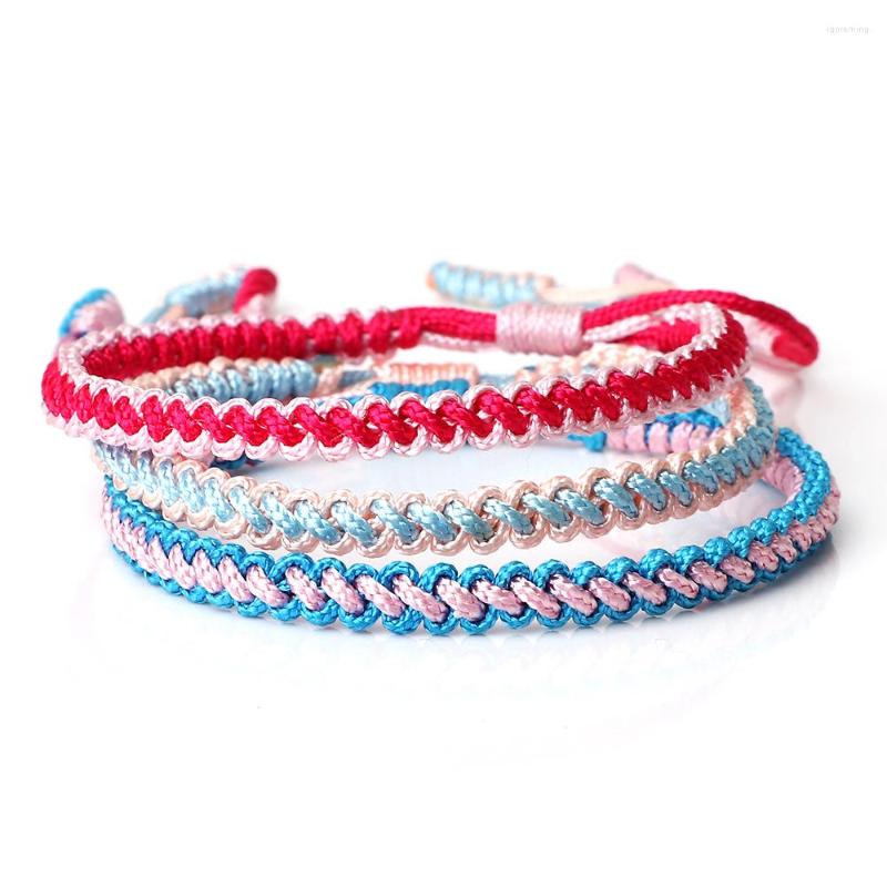 Strand Multi Color Women Tibetan Buddhist Bracelet & Bangle Men Handmade Knots Blessed Lucky Rope Braided Bracelets Size Adjustable
Strand Multi Color Women Tibetan Buddhist Bracelet & Bangle Men Handmade Knots Blessed Lucky Rope Braided Bracelets Size Adjustable