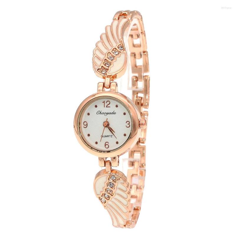 Wristwatches Colorful Angel Wing Band Crystal Rhinestone Dress Ladies Watch Women Watches Hours Quartz O91 Girls, White
Wristwatches Colorful Angel Wing Band Crystal Rhinestone Dress Ladies Watch Women Watches Hours Quartz O91 Girls, White