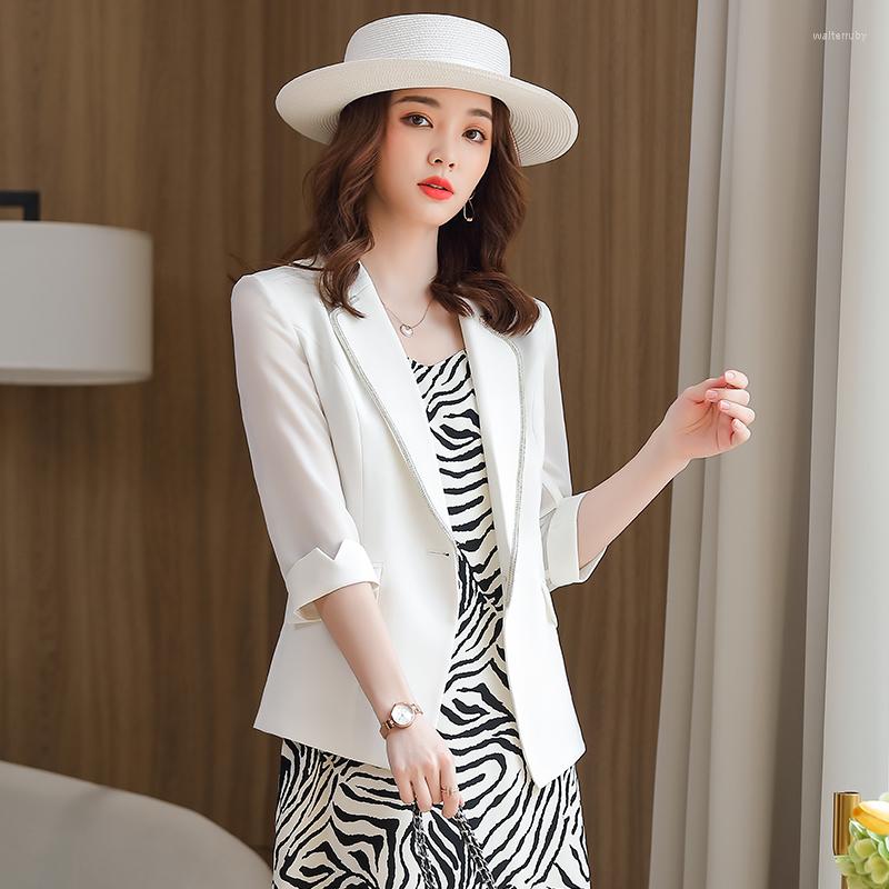 Women' Suits Spring Summer Half Sleeve Formal Blazers Jackets Coat For Women Business Work Wear Professsional Outwear Tops Blaser
Women' Suits Spring Summer Half Sleeve Formal Blazers Jackets Coat For Women Business Work Wear Professsional Outwear Tops Blaser