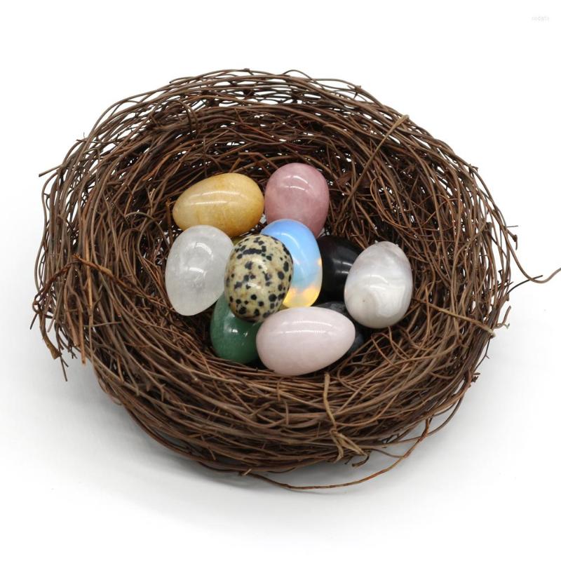 Jewelry Pouches 2Pcs Natural Stone Decoration Easter Day Rainbow Egg Artificial Ornament Lucky Gift Bed-Room Garden Office Desk Mini
Jewelry Pouches 2Pcs Natural Stone Decoration Easter Day Rainbow Egg Artificial Ornament Lucky Gift Bed-Room Garden Office Desk Mini