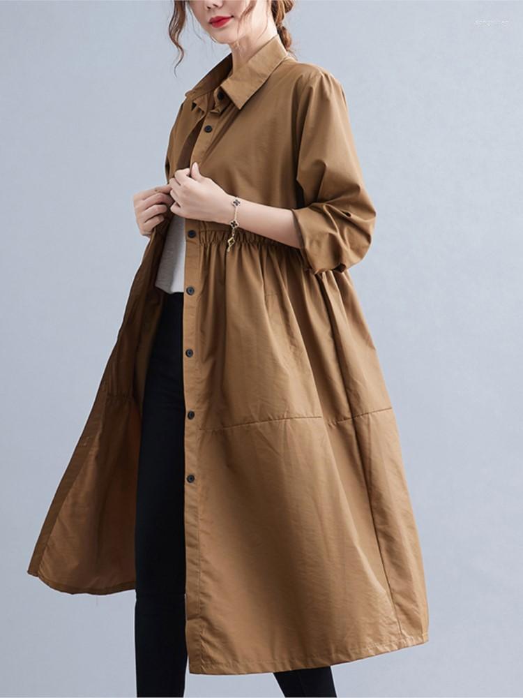 Women's Trench Coats Autumn Winter Women 2022 Solid Color Loose Cardigan Casual Korean Style Long Coat Female YoYiKamomo, Black
Women's Trench Coats Autumn Winter Women 2022 Solid Color Loose Cardigan Casual Korean Style Long Coat Female YoYiKamomo, Black