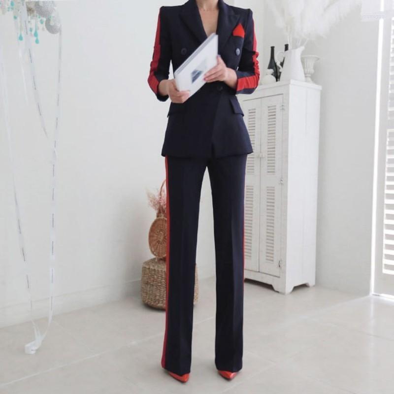Women' Two Piece Pants Office Ladies Formal Business Work Blazer Suits Fashion Women Patchwork OL Outfits Set Notched Jacket Suit Costume, Picture shown
Women' Two Piece Pants Office Ladies Formal Business Work Blazer Suits Fashion Women Patchwork OL Outfits Set Notched Jacket Suit Costume, Picture shown