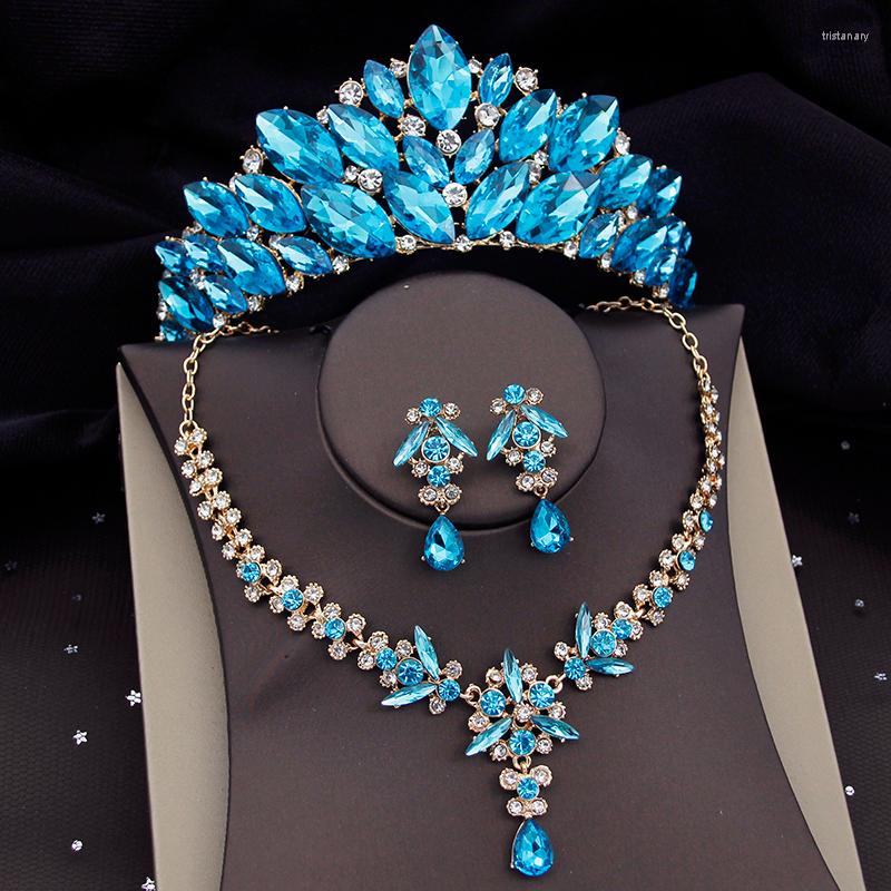 Necklace Earrings Set Gorgeous Crystal Wedding Dress Bride Sets For Women Bridal Tiaras Crown Dubai, Picture shown
Necklace Earrings Set Gorgeous Crystal Wedding Dress Bride Sets For Women Bridal Tiaras Crown Dubai, Picture shown
