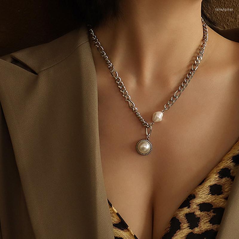 Pendant Necklaces Imitation Freshwater Pearl Stainless Steel Girl Necklace Fashion Gold Clavicle Jewelry Women Valentine's Day Gift
Pendant Necklaces Imitation Freshwater Pearl Stainless Steel Girl Necklace Fashion Gold Clavicle Jewelry Women Valentine's Day Gift