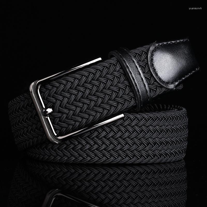 Belts Canvas Belt Casual Men's Free Punch Pin Buckle Lengthened Golf Fashion Stretch Woven Elastic Trousers, Black
Belts Canvas Belt Casual Men's Free Punch Pin Buckle Lengthened Golf Fashion Stretch Woven Elastic Trousers, Black
