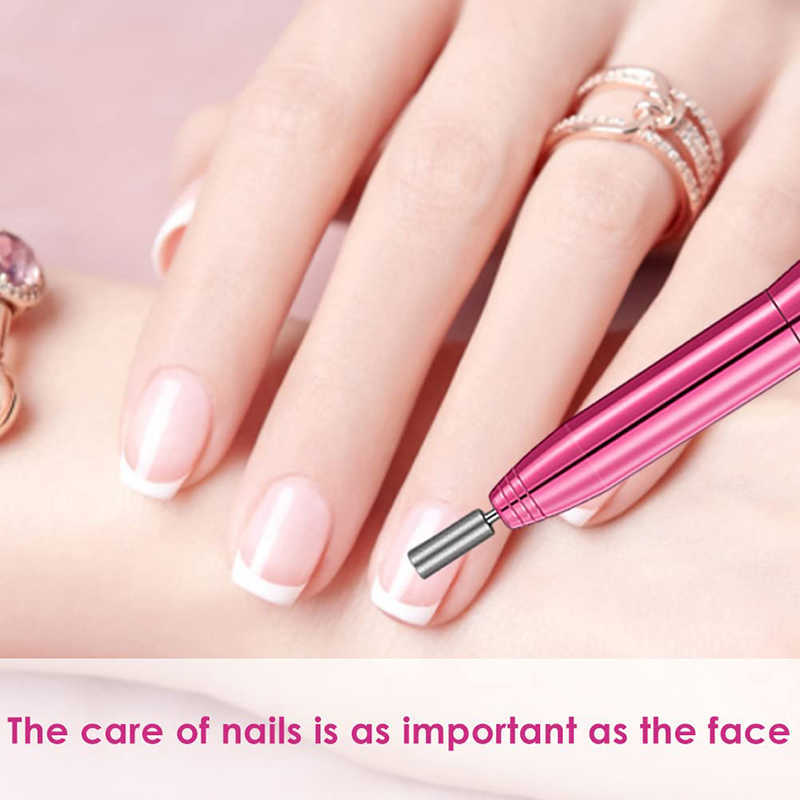 Nail Art Kits USB Electric Drill Machine Manicure Mini Portable Strong Polisher Grinder Sander Schuurmachine Pedicure Tools Kit Pedikure-werkzeugset