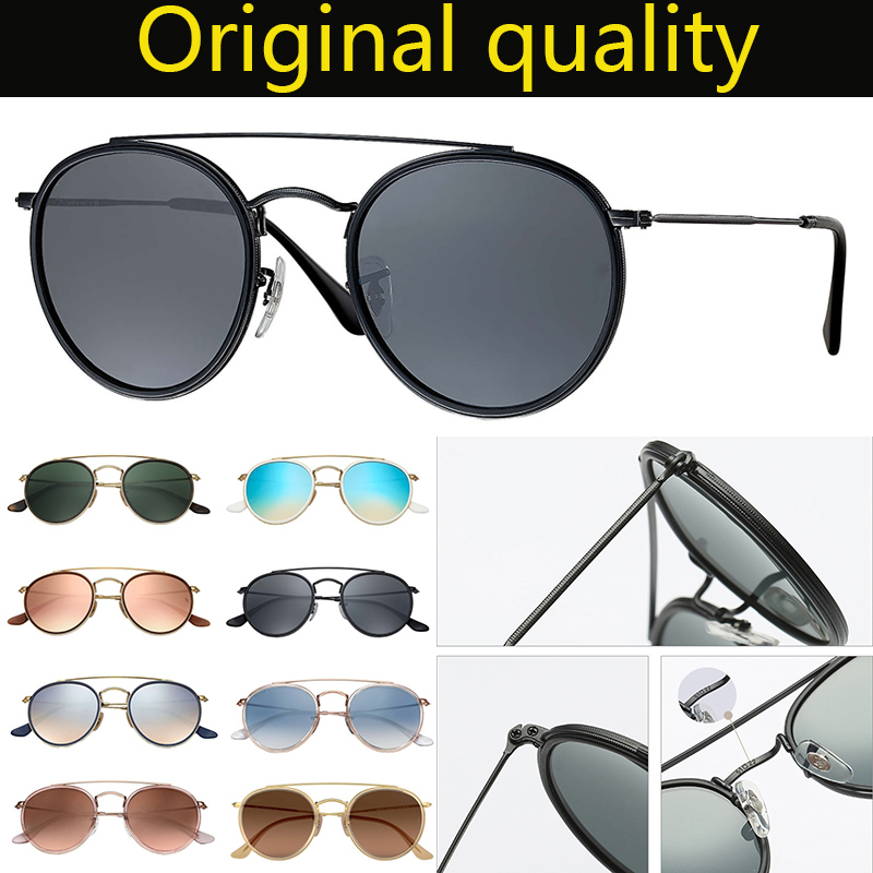 Fashion Sunglasses Womens Round Double Bridge Sunglass Women Mens Sun Glasses Uv Protection Lenses with High Quality Leather Case and Retail Package
Fashion Sunglasses Womens Round Double Bridge Sunglass Women Mens Sun Glasses Uv Protection Lenses with High Quality Leather Case and Retail Package