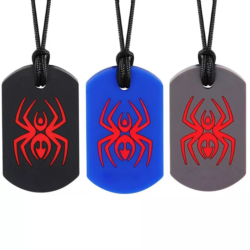 Sensory Chew Necklace Spider Teething Pendant Baby Teethers for Kids Boys Girls Chewy Fidget Stim Toy Jewelry
Sensory Chew Necklace Spider Teething Pendant Baby Teethers for Kids Boys Girls Chewy Fidget Stim Toy Jewelry