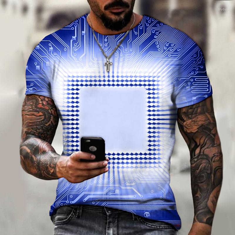 Men's T Shirts Technology Era Electronic Chip 3D Printing Summer T-shirt Fashion Trend Science Fiction Shirt Short Sleeve Oversized 6XL, Lhc-224
Men's T Shirts Technology Era Electronic Chip 3D Printing Summer T-shirt Fashion Trend Science Fiction Shirt Short Sleeve Oversized 6XL, Lhc-224