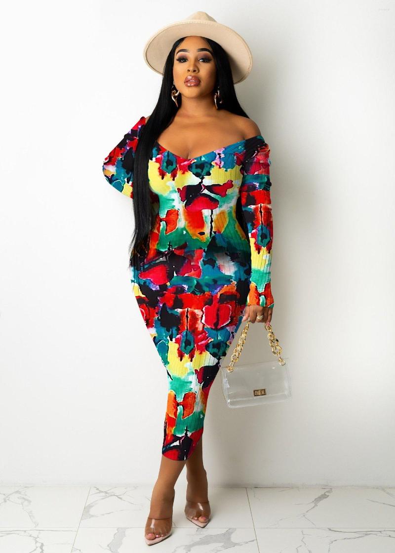 Casual Dresses EWSFV 2022 Spring And Autumn Women Fashion Retro Long Sleeve Printed Round Neck Slim Dress, Colorful
Casual Dresses EWSFV 2022 Spring And Autumn Women Fashion Retro Long Sleeve Printed Round Neck Slim Dress, Colorful