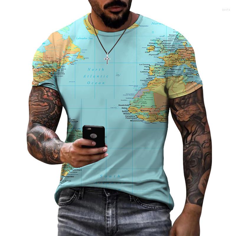 Men's T Shirts Short-sleeved T-shirt Tops Casual Printed Earth Pattern Spot 2022 Summer
Men's T Shirts Short-sleeved T-shirt Tops Casual Printed Earth Pattern Spot 2022 Summer