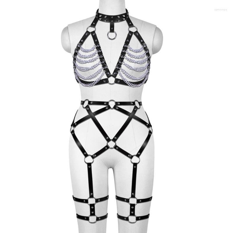 Bustiers & Corsets Goth Bondage Leather Full Body Harness Hollow Adjust Strap Set Punk Cage Leg Garter Belt Sexy LingerieBustiers, Red
Bustiers & Corsets Goth Bondage Leather Full Body Harness Hollow Adjust Strap Set Punk Cage Leg Garter Belt Sexy LingerieBustiers, Red