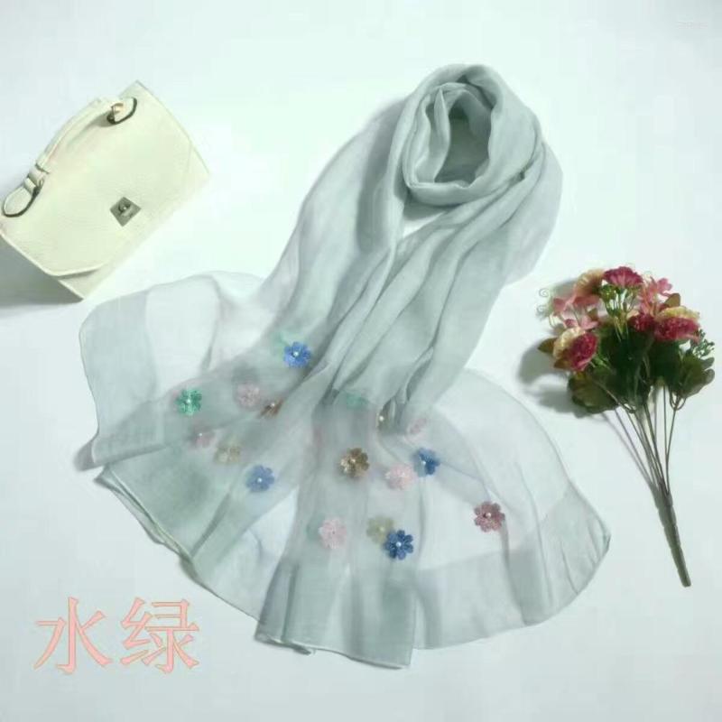 Scarves Silk Wool Floral Pearl Embroidery Scarf Shawl Wrap 6 Colors Mixed 5pcs/lot #4021
Scarves Silk Wool Floral Pearl Embroidery Scarf Shawl Wrap 6 Colors Mixed 5pcs/lot #4021