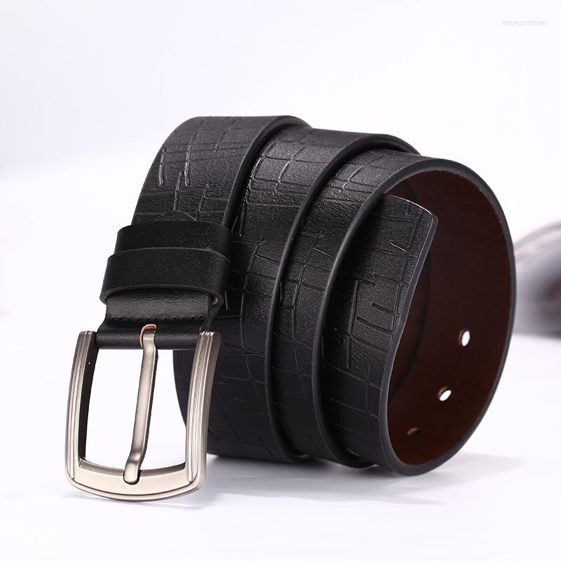 Belts Men's And Women's Classic Pin Buckle Belt Preferred Two-layer Cowhide All-match Jeans Trousers, Black
Belts Men's And Women's Classic Pin Buckle Belt Preferred Two-layer Cowhide All-match Jeans Trousers, Black