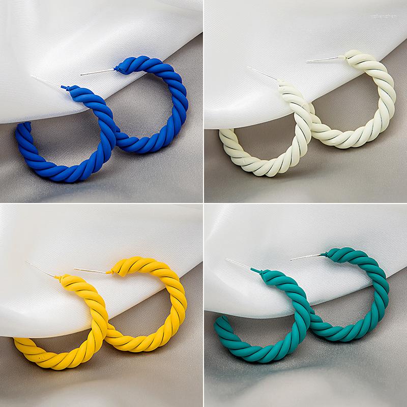 Hoop Earrings S925 Twisted C-shaped Korean Cute Candy Color Acrylic Simple Colourful Curved For Women Jewelry
Hoop Earrings S925 Twisted C-shaped Korean Cute Candy Color Acrylic Simple Colourful Curved For Women Jewelry
