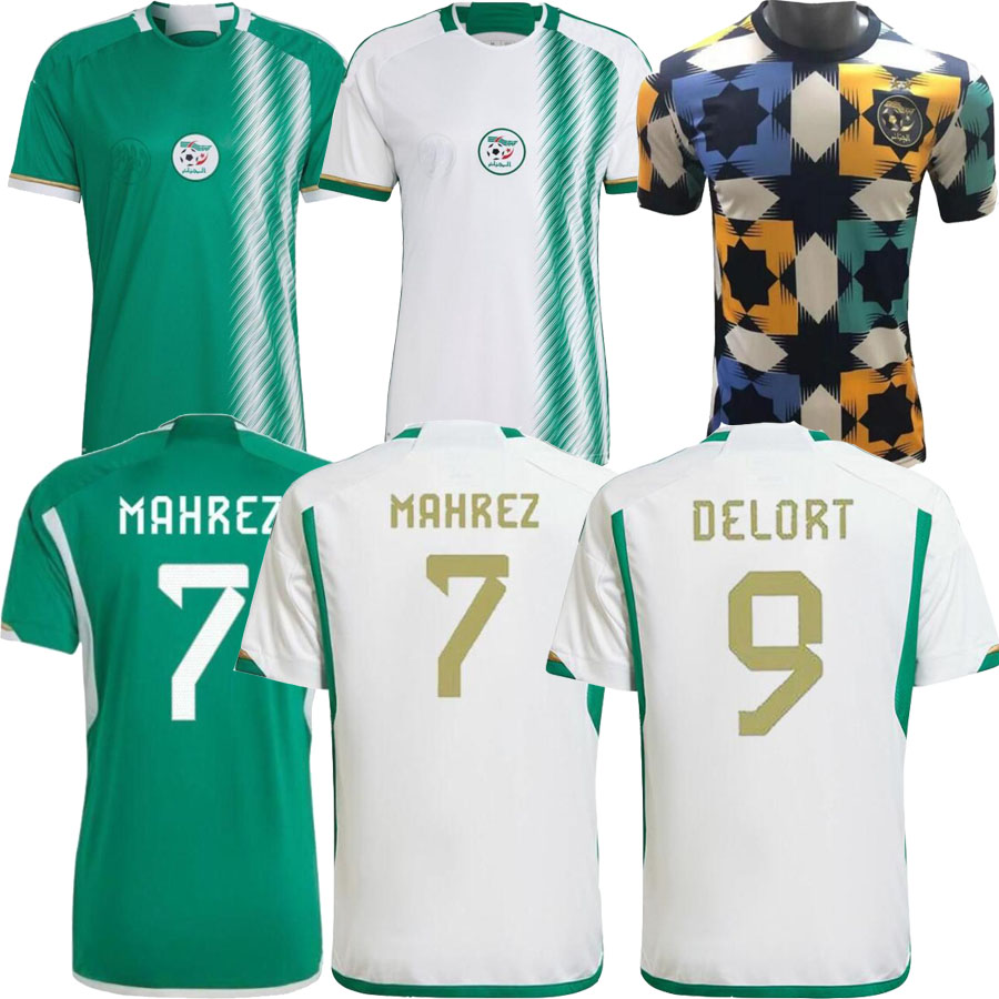 2022 2023 Algeria Soccer Jerseys 2 stars DELORT OUNAS BENTALEB MAHREZ BELAILI SLIMANI BENNACER BENSEBAINI national team 22 23 training football shirt
2022 2023 Algeria Soccer Jerseys 2 stars DELORT OUNAS BENTALEB MAHREZ BELAILI SLIMANI BENNACER BENSEBAINI national team 22 23 training football shirt