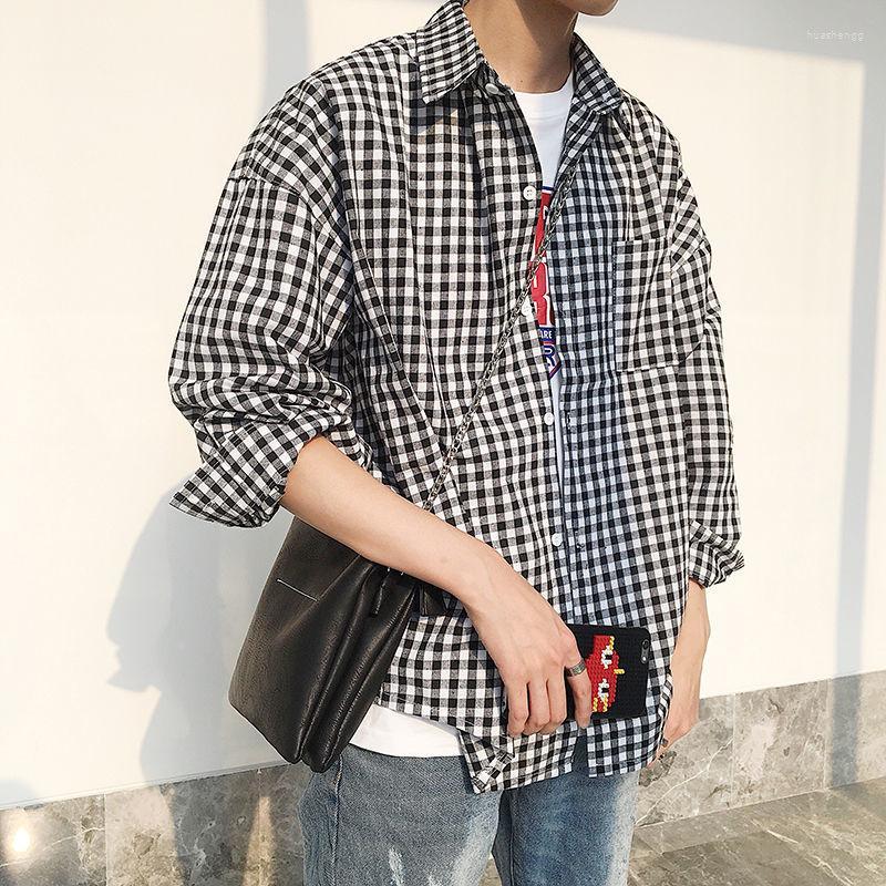 Men' Casual Shirts Men' Classic Black And White Plaid For Men All-match Long Sleeve Tops Trend Outwear Oversize Loose Male Clothes, Black and white grid
Men' Casual Shirts Men' Classic Black And White Plaid For Men All-match Long Sleeve Tops Trend Outwear Oversize Loose Male Clothes, Black and white grid