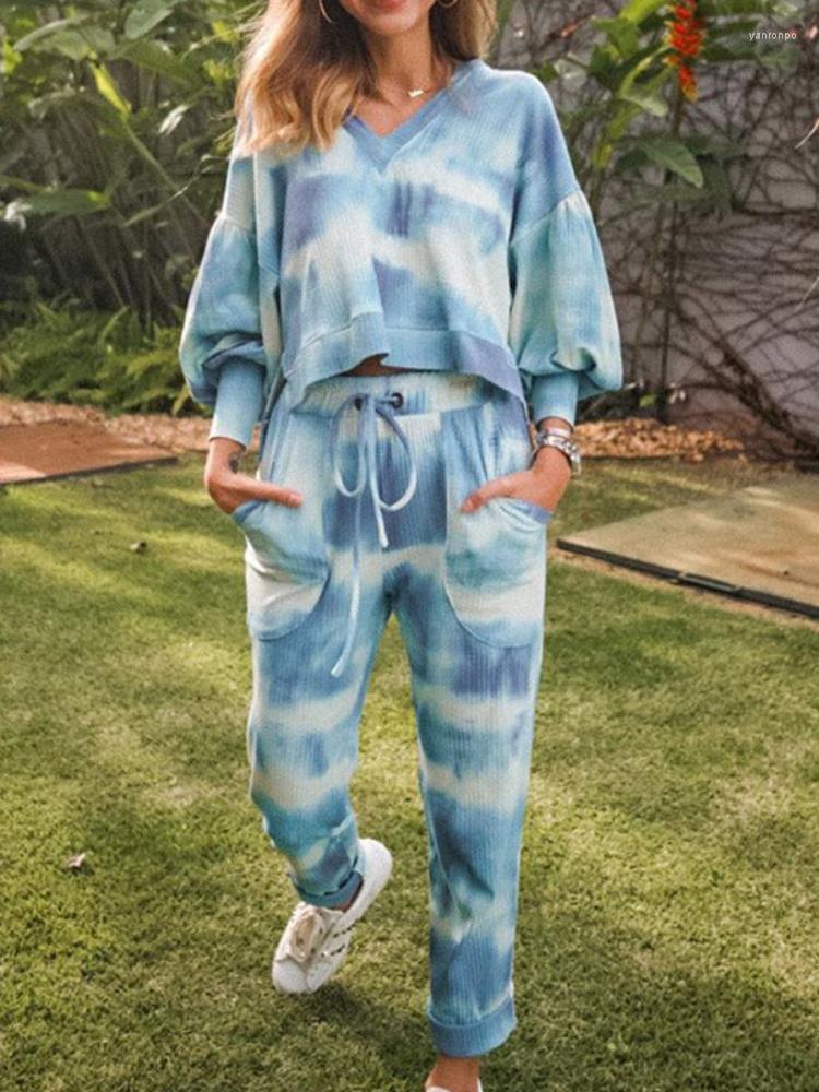 Women' Two Piece Pants Women' Fashion Tie-dyed Jacket Casual Suit Women' Sweater Hooded Long Sleeve Sets Womens, Blue
Women' Two Piece Pants Women' Fashion Tie-dyed Jacket Casual Suit Women' Sweater Hooded Long Sleeve Sets Womens, Blue