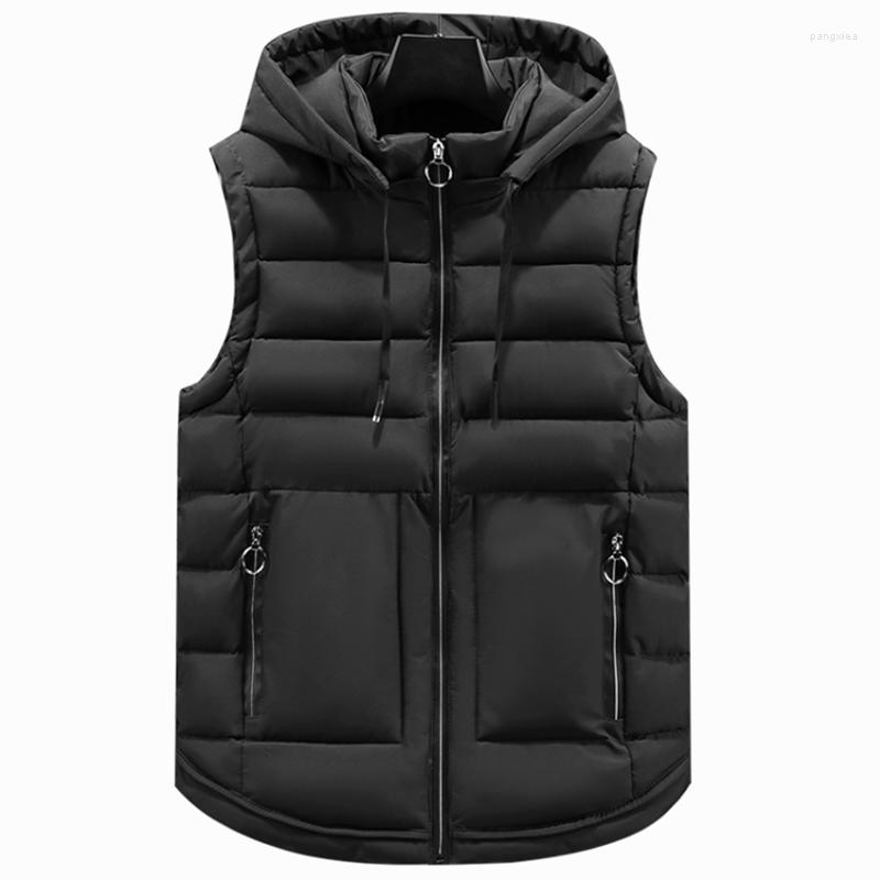 Men's Vests 2022 Brand Autumn Winter Sleeveless Jacket Men's Black Vest Hooded Classic Warm Thick Zipper Solid Cotton Padded Waistcoat, Beige
Men's Vests 2022 Brand Autumn Winter Sleeveless Jacket Men's Black Vest Hooded Classic Warm Thick Zipper Solid Cotton Padded Waistcoat, Beige