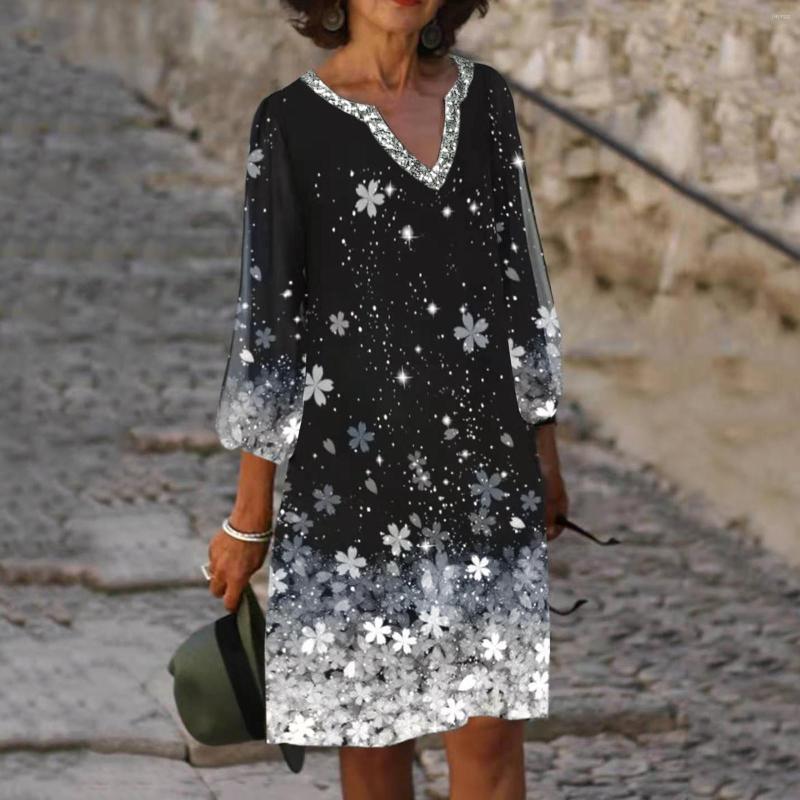 Casual Dresses Women Sequins Printing Long Sleeves Lantern Sleeve Sheath Knee Length Little Elegant Simple Comfy High Quality, Black
Casual Dresses Women Sequins Printing Long Sleeves Lantern Sleeve Sheath Knee Length Little Elegant Simple Comfy High Quality, Black