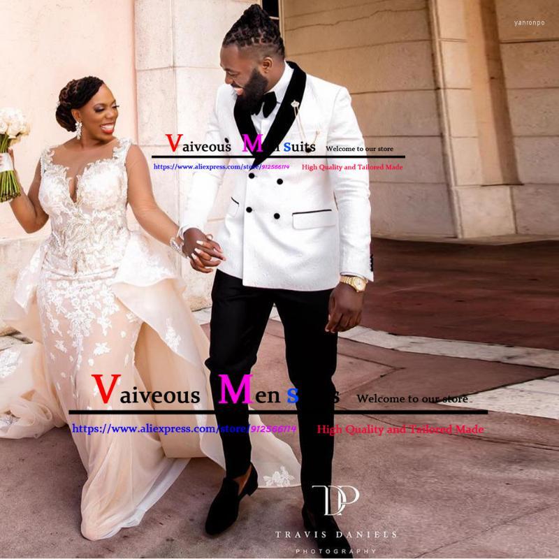 Men's Suits Men's & Blazers Double Breasted For Men Luxury White Printing Suit Set Wedding 2 Pieces Blazer Black Pants Slim
Men's Suits Men's & Blazers Double Breasted For Men Luxury White Printing Suit Set Wedding 2 Pieces Blazer Black Pants Slim