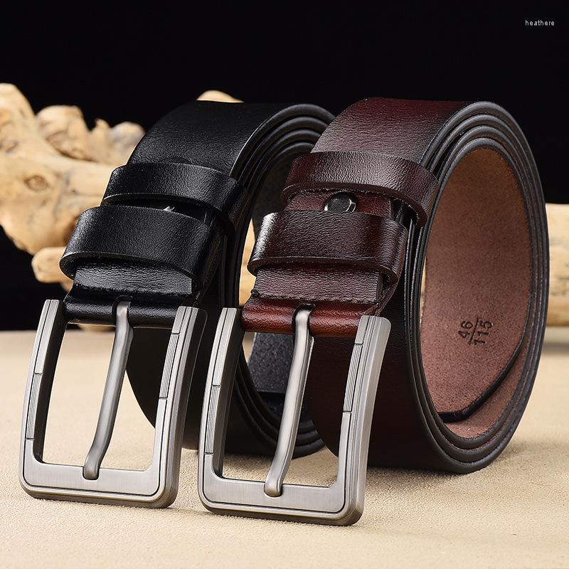 Belts Peikong Men's Genuine Real Leather Business Fashion Retro Belt Alloy Pin Buckle Jeans Wild, Black
Belts Peikong Men's Genuine Real Leather Business Fashion Retro Belt Alloy Pin Buckle Jeans Wild, Black