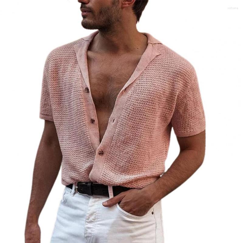 Men's T Shirts Fashion Men T-shirt Plus Size Casual Solid Color Knitted Top Tee Short Sleeve Tshirt Lapel Buttons Summer Loose T-Shirts, Pink
Men's T Shirts Fashion Men T-shirt Plus Size Casual Solid Color Knitted Top Tee Short Sleeve Tshirt Lapel Buttons Summer Loose T-Shirts, Pink