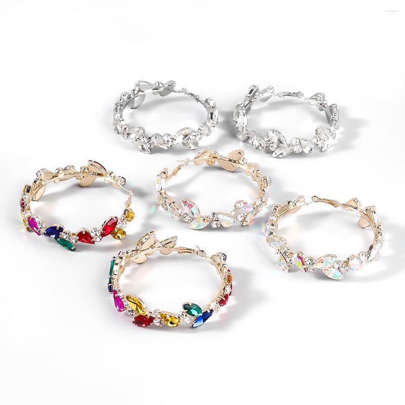 Hoop Earrings Pauli Manfi Exaggerated Metal Glass Round Court Banquet Luxury Women's Glamour Sparkling Jewelry 
Hoop Earrings Pauli Manfi Exaggerated Metal Glass Round Court Banquet Luxury Women's Glamour Sparkling Jewelry