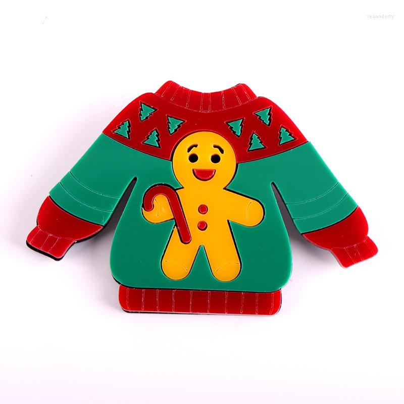 Brooches KUGUYS Christmas Sweater Badges Brooch For Women Pocket Pins Gingerbread Man Jewelry Fashion Accessories
Brooches KUGUYS Christmas Sweater Badges Brooch For Women Pocket Pins Gingerbread Man Jewelry Fashion Accessories