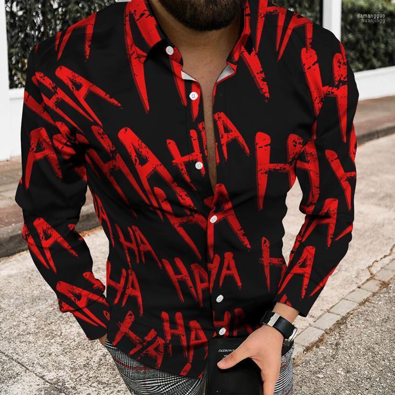 Men's Casual Shirts Men's 2022 Autumn Winter Long Shirt Single Breasted Lapel 3D Latest Daily HaHa Letters Simple Theme Male Tops S-4XL, Tta20-176
Men's Casual Shirts Men's 2022 Autumn Winter Long Shirt Single Breasted Lapel 3D Latest Daily HaHa Letters Simple Theme Male Tops S-4XL, Tta20-176