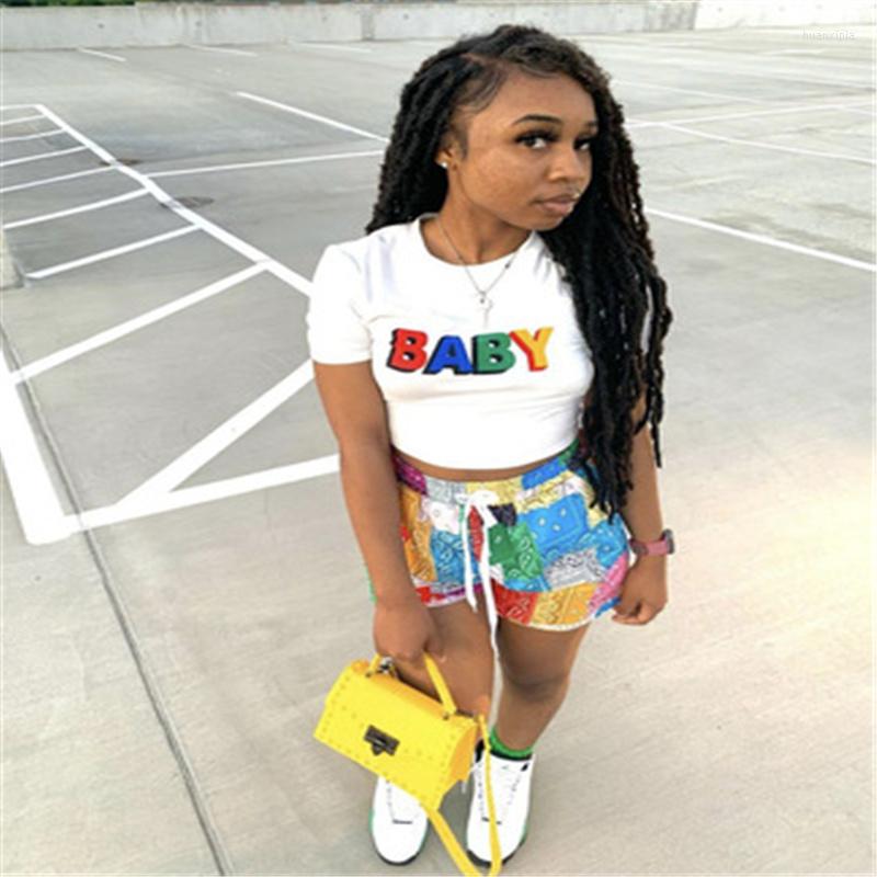 Women' Tracksuits White O Neck Short Sleeve Leter Print And Casual Lady Fashion High Street Outfits, Multi
Women' Tracksuits White O Neck Short Sleeve Leter Print And Casual Lady Fashion High Street Outfits, Multi