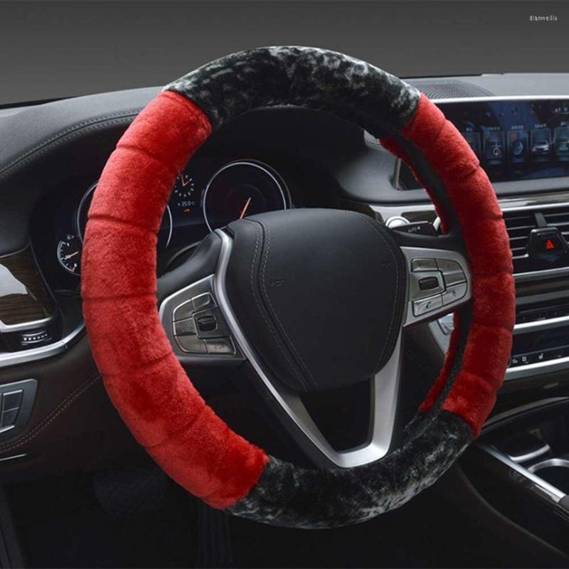 Steering Wheel Covers Universal 37-38cm Diameter Soft Plush Winter Car Cover Interior Accessories Steering-Cover Car-styling
Steering Wheel Covers Universal 37-38cm Diameter Soft Plush Winter Car Cover Interior Accessories Steering-Cover Car-styling