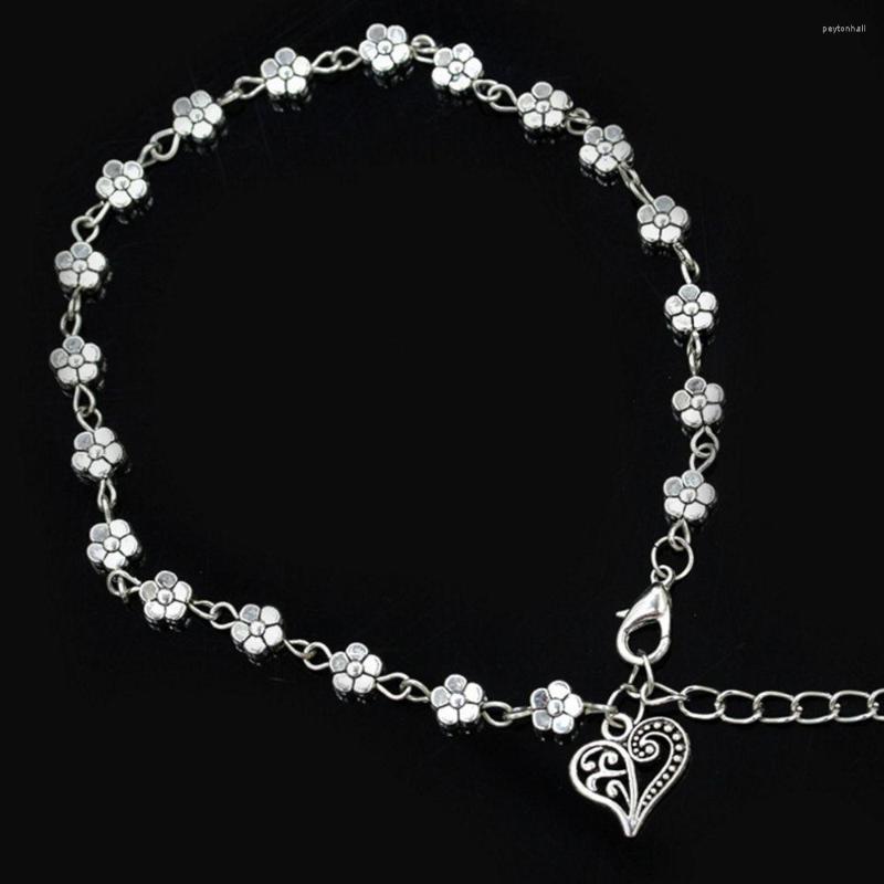 Anklets Feet Ornament Bohemian Vintage Heart Pendant Hollow Plum Women Girls Beach Anklet Chain Antique Plated Bracelet
Anklets Feet Ornament Bohemian Vintage Heart Pendant Hollow Plum Women Girls Beach Anklet Chain Antique Plated Bracelet