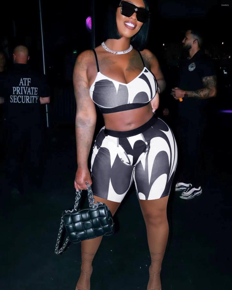 Women' Tracksuits LFRVZ 2022 Luxury Designer Young Sexy Beach Suitable Spaghetti Strap Sleeveless Top Knee Length Skinny Women 2 Piece Set, Black white
Women' Tracksuits LFRVZ 2022 Luxury Designer Young Sexy Beach Suitable Spaghetti Strap Sleeveless Top Knee Length Skinny Women 2 Piece Set, Black white