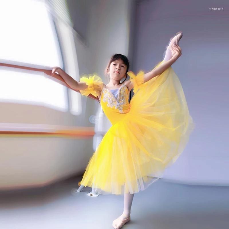 Stage Wear Sleeveless Lace Yellow Pink White Ballet Tutu Professional Kids Child Long Dance Romantic Tutus For Girls Ballerina Dress, Blue
Stage Wear Sleeveless Lace Yellow Pink White Ballet Tutu Professional Kids Child Long Dance Romantic Tutus For Girls Ballerina Dress, Blue