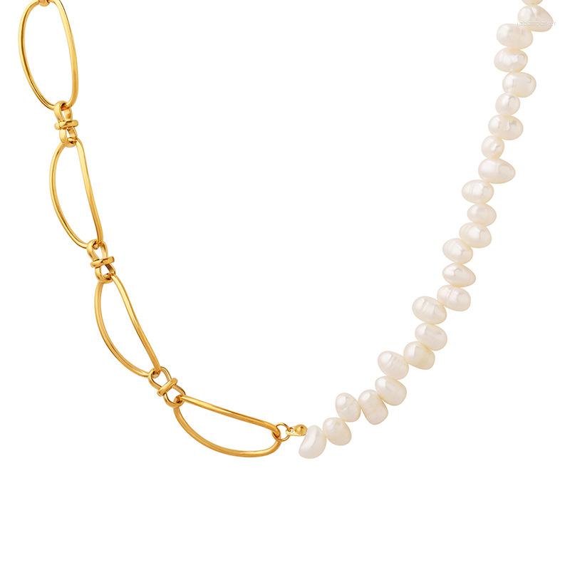 Choker Minar Unusual Baroque Freshwater Pearl Necklaces For Women Asymmetric Hollow Knotted Circle Chain Necklace Pendientes
Choker Minar Unusual Baroque Freshwater Pearl Necklaces For Women Asymmetric Hollow Knotted Circle Chain Necklace Pendientes