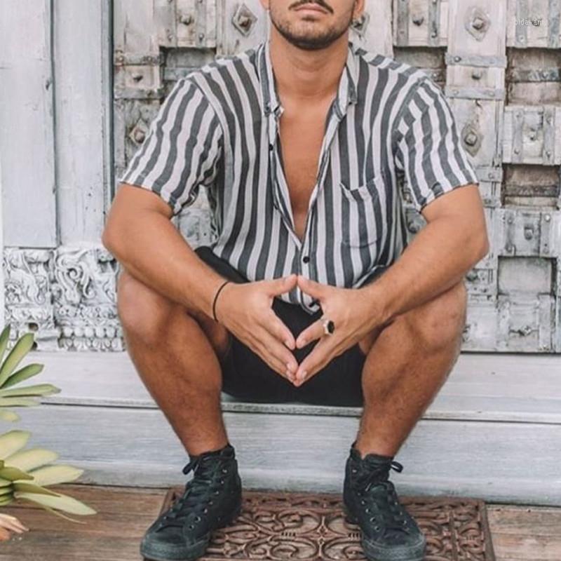 Men's Casual Shirts Men's Fashion Striped Summer Hawaiian Streetwear Hip Hop Lapel Neck Button Male Short Sleeve Tops Clothing Blouses, Black
Men's Casual Shirts Men's Fashion Striped Summer Hawaiian Streetwear Hip Hop Lapel Neck Button Male Short Sleeve Tops Clothing Blouses, Black