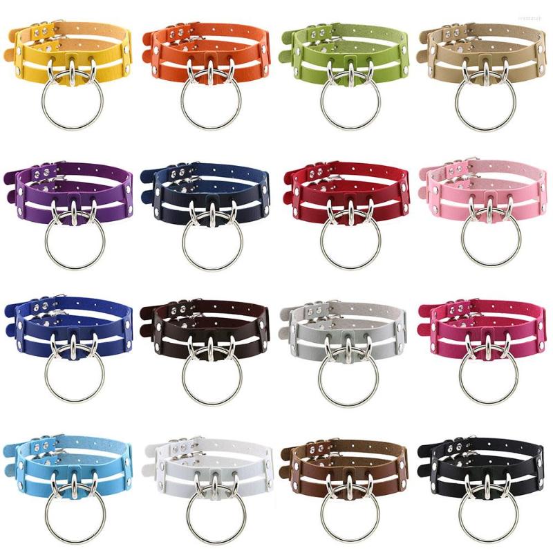 Choker Stainless Steel Loop Leather Punk Gothic Sexy Neck Ring Clavicle Chain Goth Soft Collar For Women Girls 
Choker Stainless Steel Loop Leather Punk Gothic Sexy Neck Ring Clavicle Chain Goth Soft Collar For Women Girls