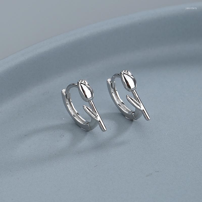 Hoop Earrings Japanese And Korean Tulip Flower For Women Fashion Style Simple Smooth Round Short Trend 2022
Hoop Earrings Japanese And Korean Tulip Flower For Women Fashion Style Simple Smooth Round Short Trend 2022
