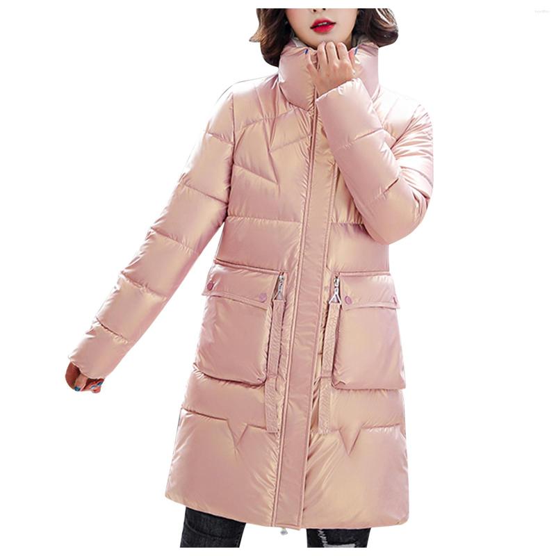 Women's Down Padded Warm Stand Surface Cotton Bright Coat Parkas Clothes Collar Slim Thick Winter, Black
Women's Down Padded Warm Stand Surface Cotton Bright Coat Parkas Clothes Collar Slim Thick Winter, Black