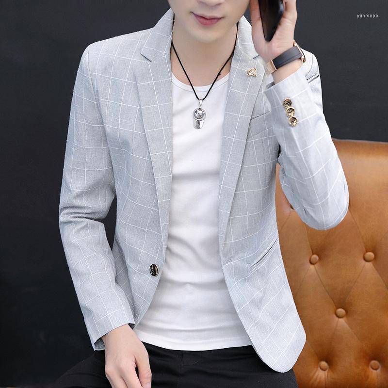 Men's Suits Men's & Blazers Men's Slim Fit Trendy Handsome Plaid Blazer Youth Casual Thin Autumn BlazerMen's, Dark grey
Men's Suits Men's & Blazers Men's Slim Fit Trendy Handsome Plaid Blazer Youth Casual Thin Autumn BlazerMen's, Dark grey