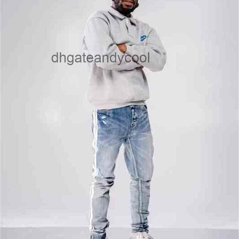 Fashion Knee amirs Side amiris pantss Designer Mens Men's Jeans Double Stripe mens Hole jean Straight I3NV K8IC, Light blue
Fashion Knee amirs Side amiris pantss Designer Mens Men's Jeans Double Stripe mens Hole jean Straight I3NV K8IC, Light blue