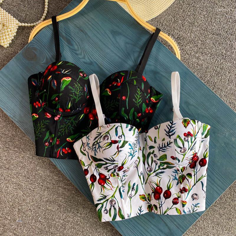 Bustiers & Corsets Summer Holiday Sexy Short Corset Top Plant Printed Backless Bra For Girls Club Street Underwear Small Strap Tops WomenBus, Green
Bustiers & Corsets Summer Holiday Sexy Short Corset Top Plant Printed Backless Bra For Girls Club Street Underwear Small Strap Tops WomenBus, Green