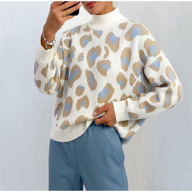 QNPQYX New Women Leopard Print Sweater Winter Warm Turtleneck Oversized Pullover Jumpers Female Vintage Long Sleeve Knit Sweaters Tops, Black
QNPQYX New Women Leopard Print Sweater Winter Warm Turtleneck Oversized Pullover Jumpers Female Vintage Long Sleeve Knit Sweaters Tops, Black