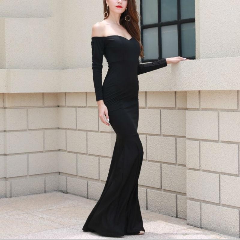 Casual Dresses Elegant Floor Length Evening Wedding Party Dress Women Red Black Strapless Trumpet Long Polyester Sexy Maxi
Casual Dresses Elegant Floor Length Evening Wedding Party Dress Women Red Black Strapless Trumpet Long Polyester Sexy Maxi