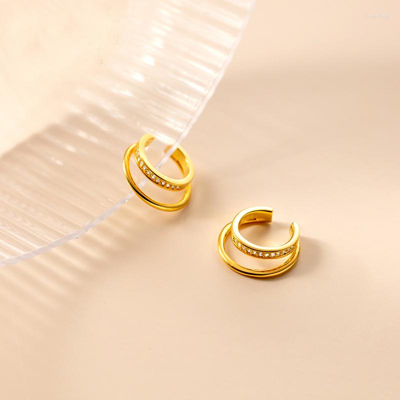 Backs Earrings MloveAcc 925 Sterling Silver Ear Cuff Clip On For Women Double Layer No Piercing Fine Jewelry Earcuff Oorbelle
Backs Earrings MloveAcc 925 Sterling Silver Ear Cuff Clip On For Women Double Layer No Piercing Fine Jewelry Earcuff Oorbelle