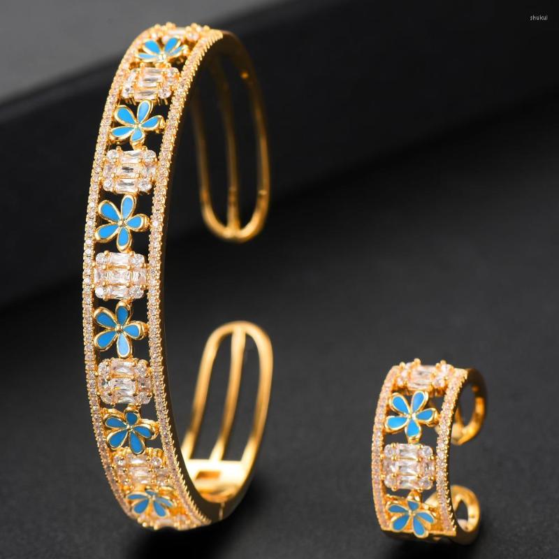 Necklace Earrings Set Kellybola Fashion Jewelry SetBohemia Fine Sweet Flowers Open Bangle Ring For Women Bridal Wedding Daily Party, Picture shown
Necklace Earrings Set Kellybola Fashion Jewelry SetBohemia Fine Sweet Flowers Open Bangle Ring For Women Bridal Wedding Daily Party, Picture shown