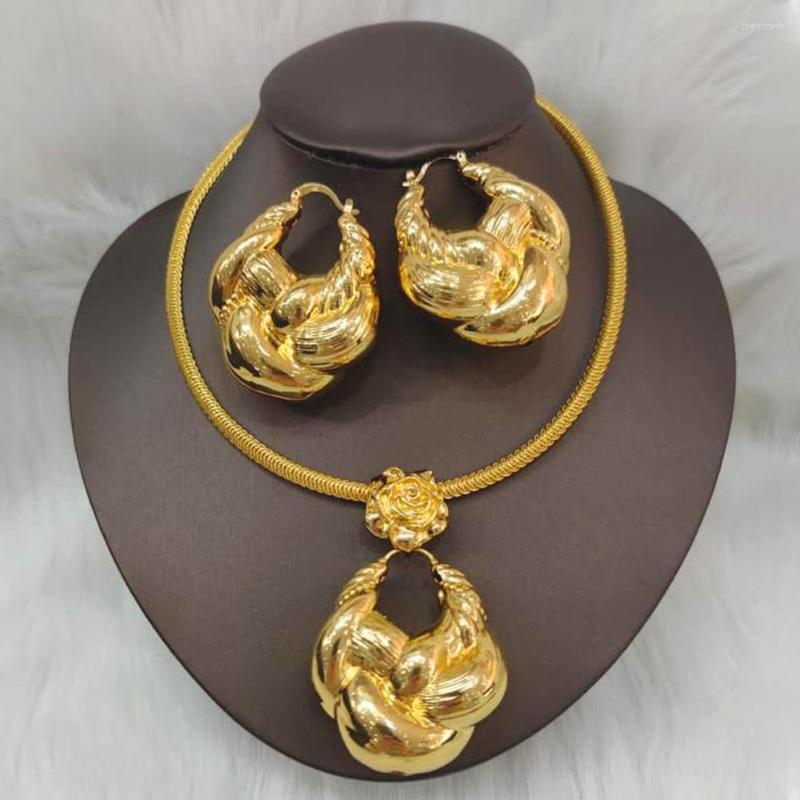Necklace Earrings Set African Dubai Fashion Women Golden Copper Necklaces Colorful For Bridal Wedding Accessories, Picture shown
Necklace Earrings Set African Dubai Fashion Women Golden Copper Necklaces Colorful For Bridal Wedding Accessories, Picture shown